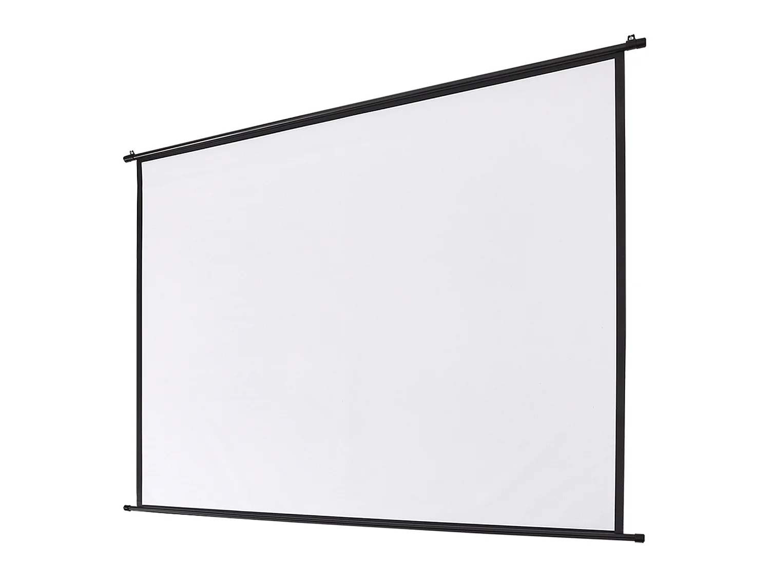 60 Inch Manual Pull Down Projector Screen 4:3 Wall or Ceiling Mounted