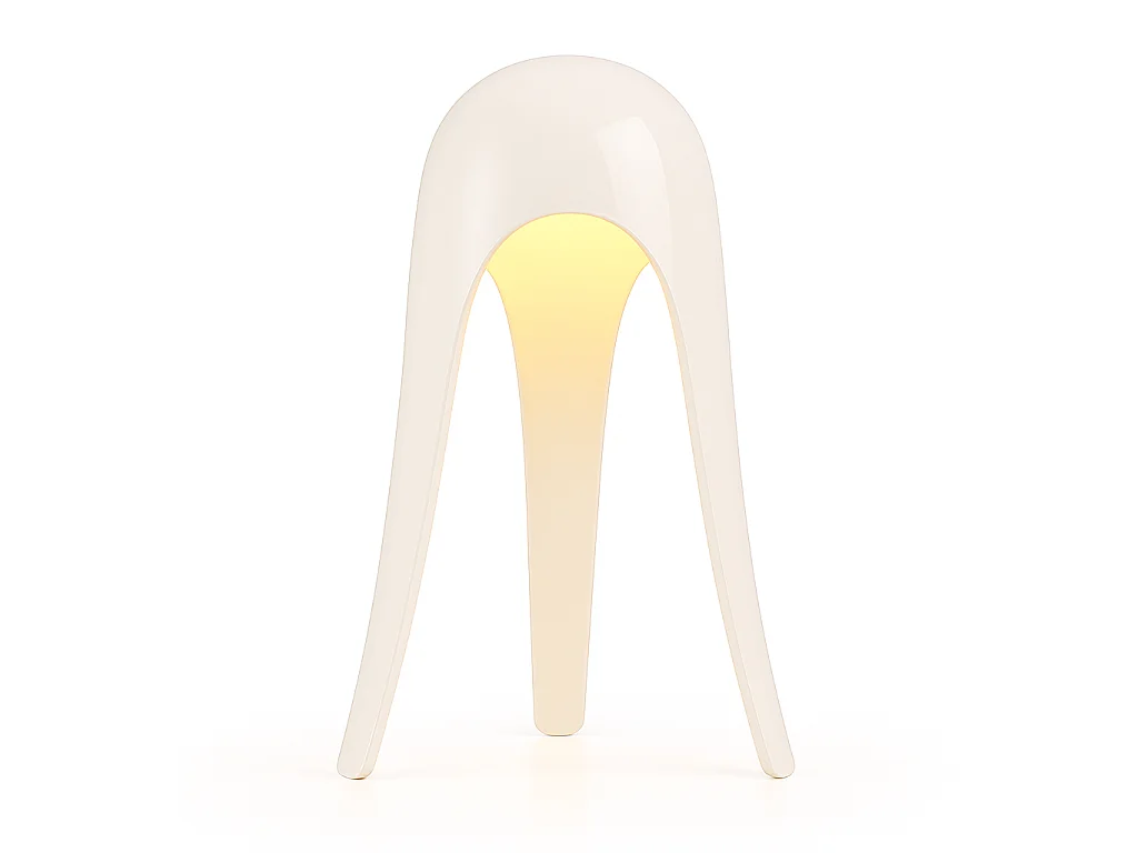OMNIEXA Crème witte Tafellamp Dayana