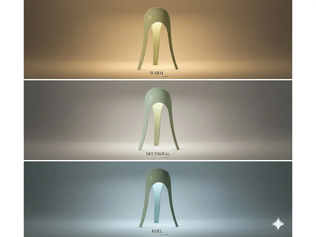 OMNIEXA Lampe de table Vert Sauge Dayana