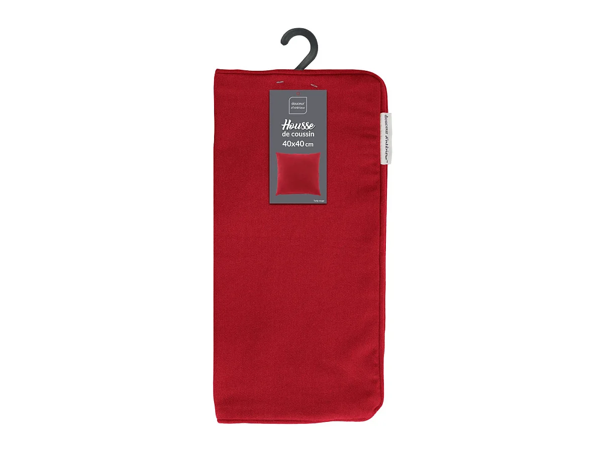 Housse de Coussin "Twily" 40x40cm Rouge