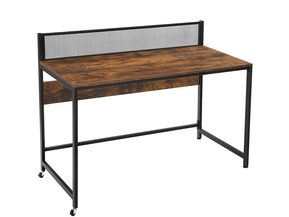 MAZAZU bureau Lazuriel - marron/noir - 60x120x94 cm