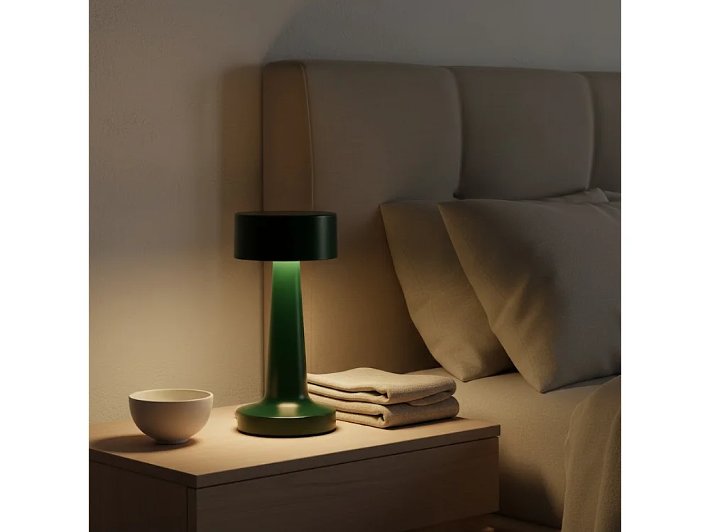 OMNIEXA Tafellamp Vintage Groen Lázaro
