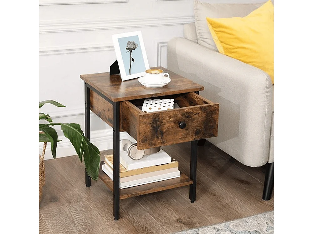 Table de chevet industrielle Joey