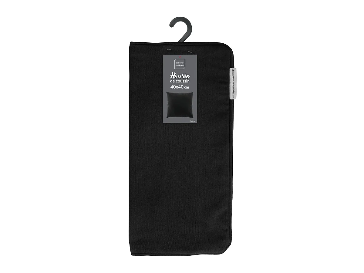 Housse de Coussin "Twily" 40x40cm Noir