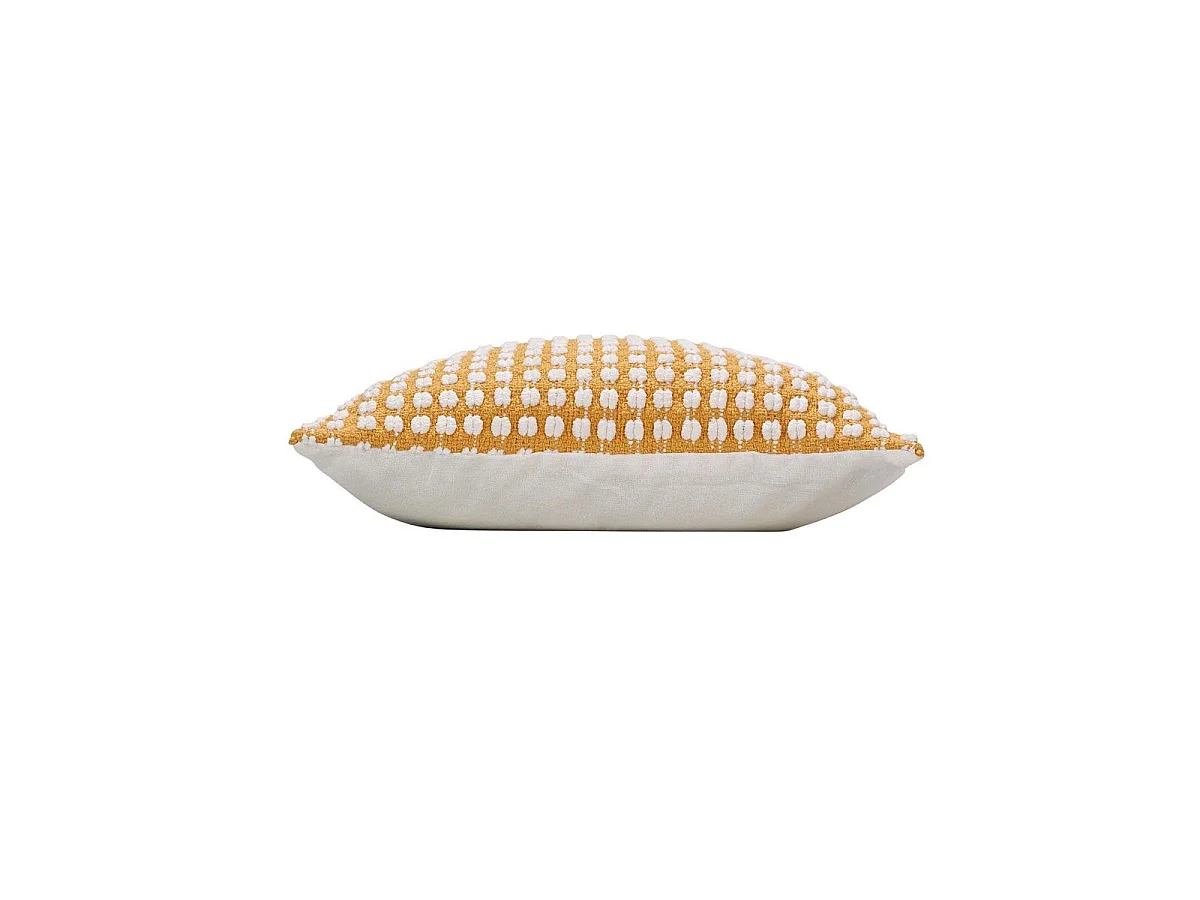 Housse de Coussin Déco "Greta" 40x40cm Ocre