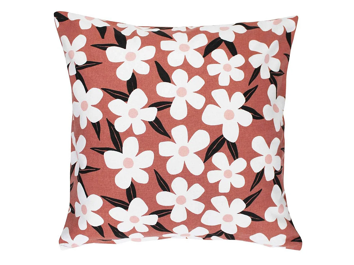Housse de Coussin "Darcy" 40x40cm Terracotta