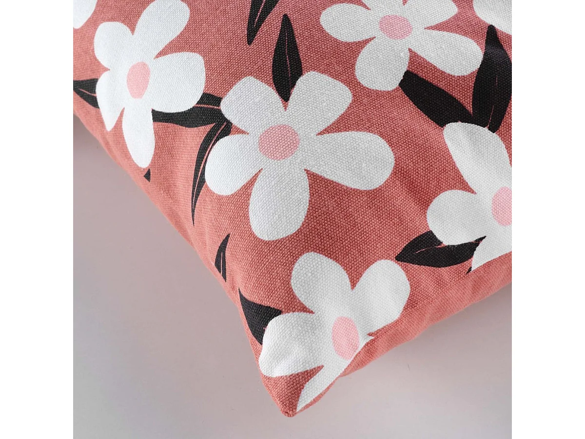 Housse de Coussin "Darcy" 40x40cm Terracotta