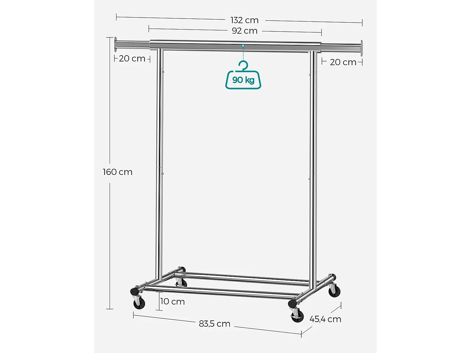 MIRA Home Kledingrek Safia