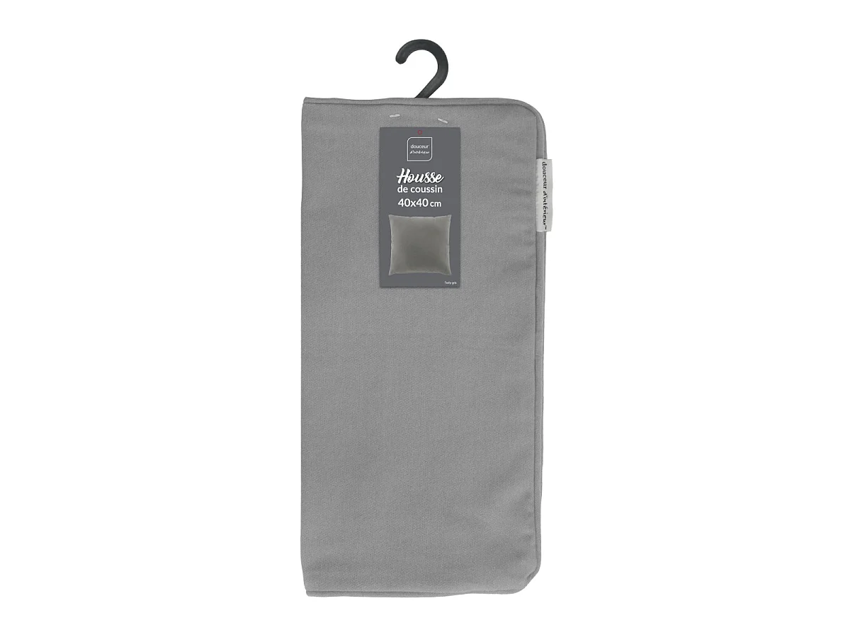 Housse de Coussin "Twily" 40x40cm Gris