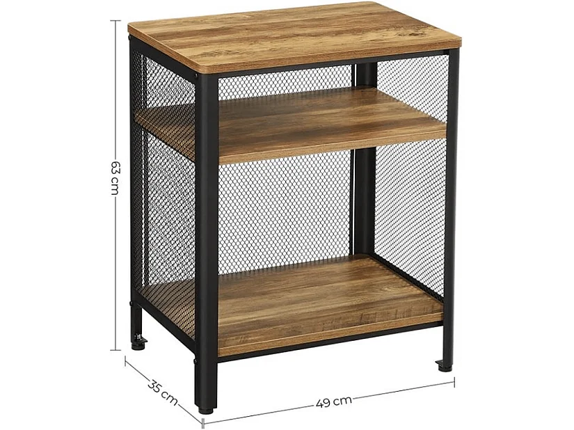 Industriële bijzettafel Josie