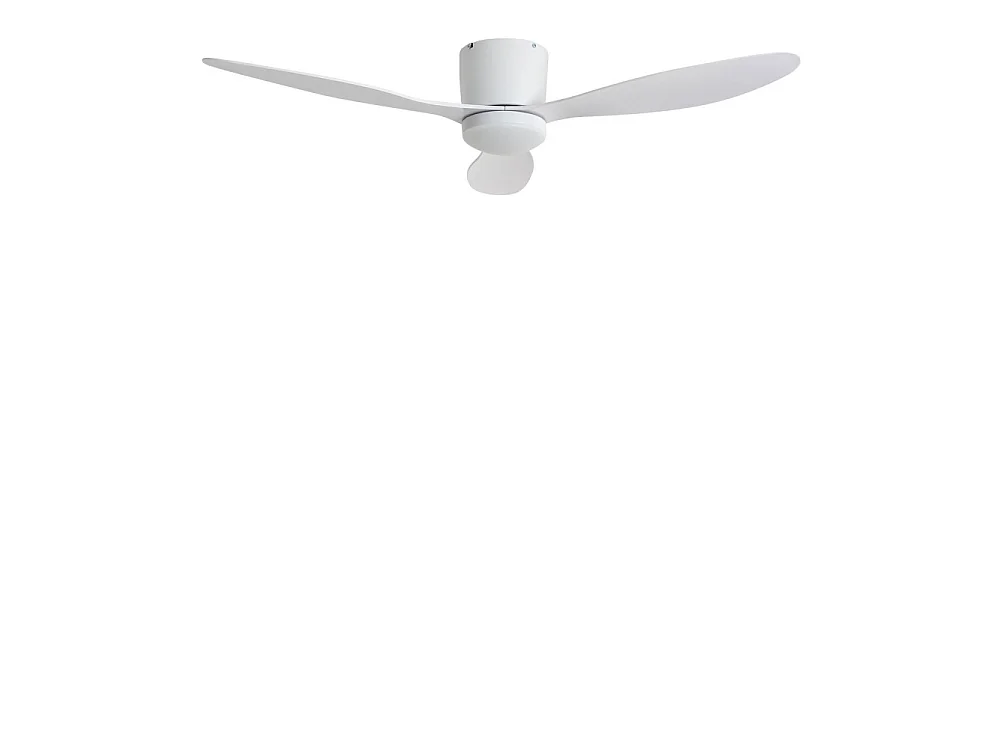 Pulse - Ventilateur de plafond silencieux LED intérieur/extérieur - Blanc