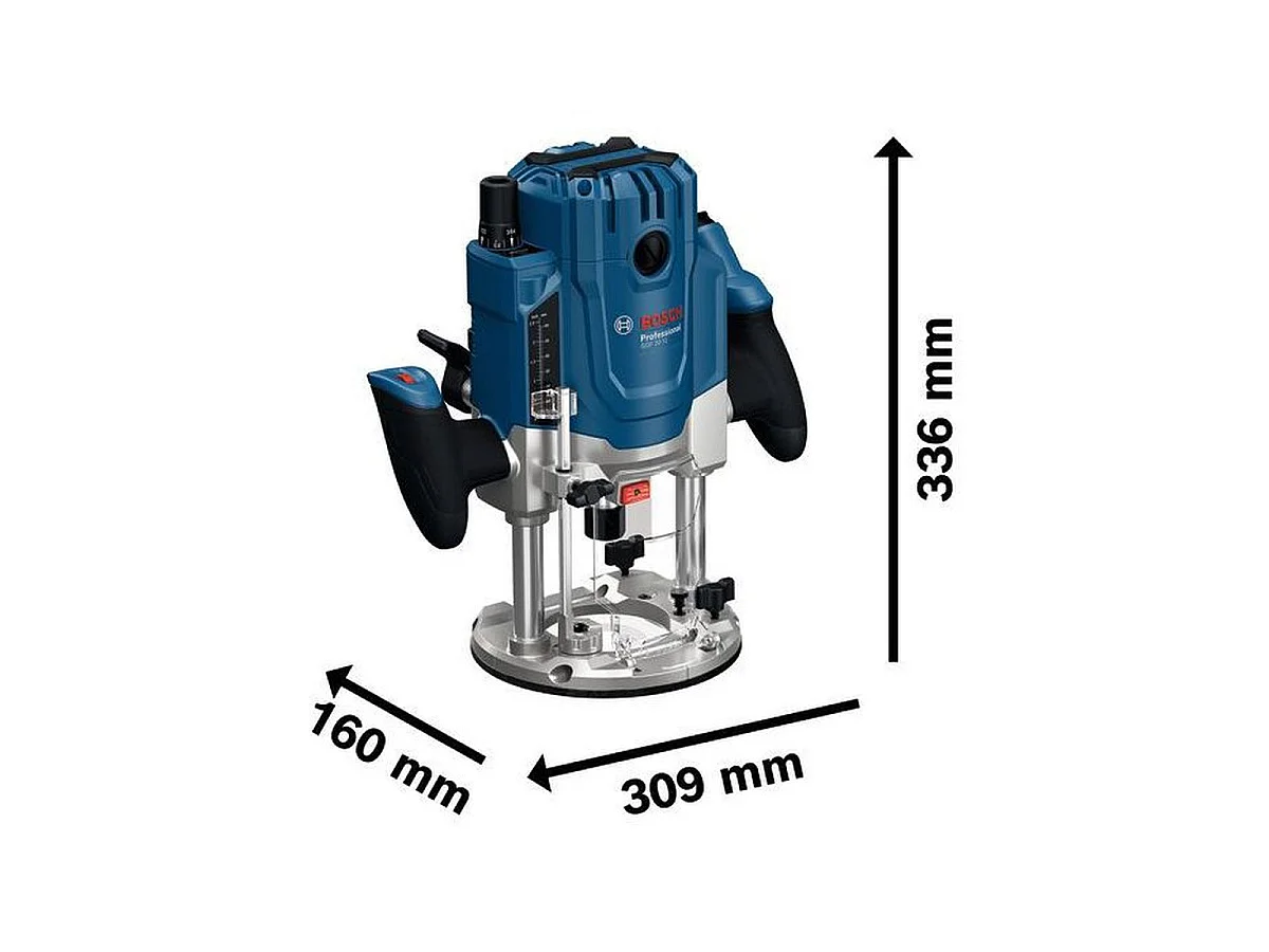 Défonceuse plongeante Bosch Professional GOF 20-12 L 2000 W (L-Boxx)