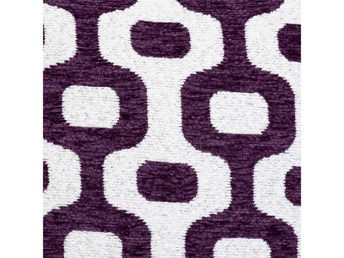 Housse de Coussin Chenille "Jeni" 40x40cm Violet