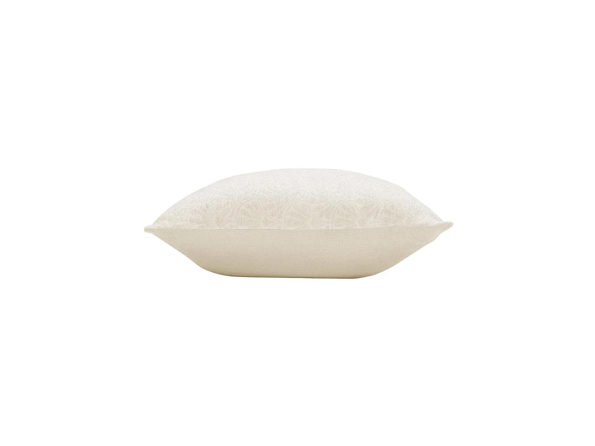 Housse de Coussin Jacquard "Echo" 40x40cm Naturel