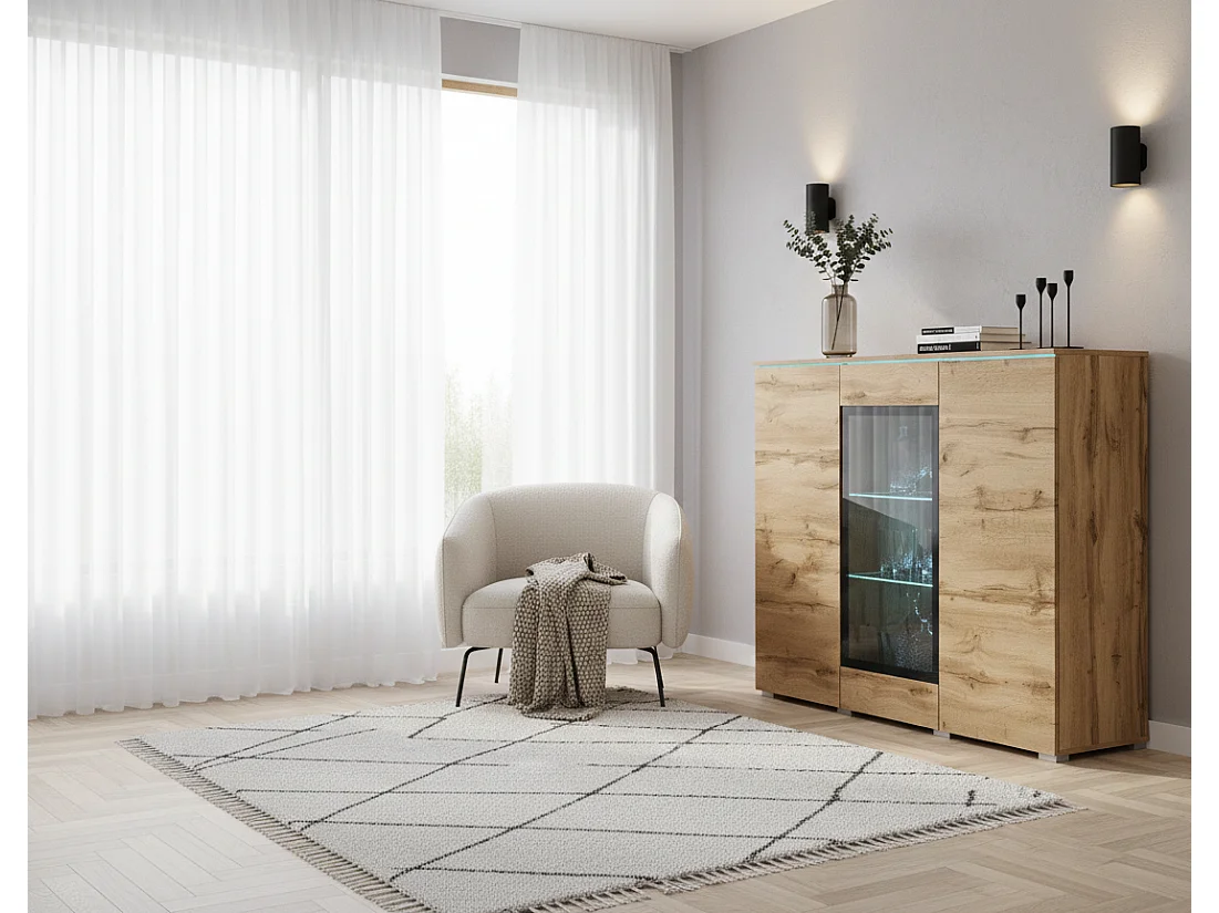 Kommode VEVE 120 cm Wotan Eiche