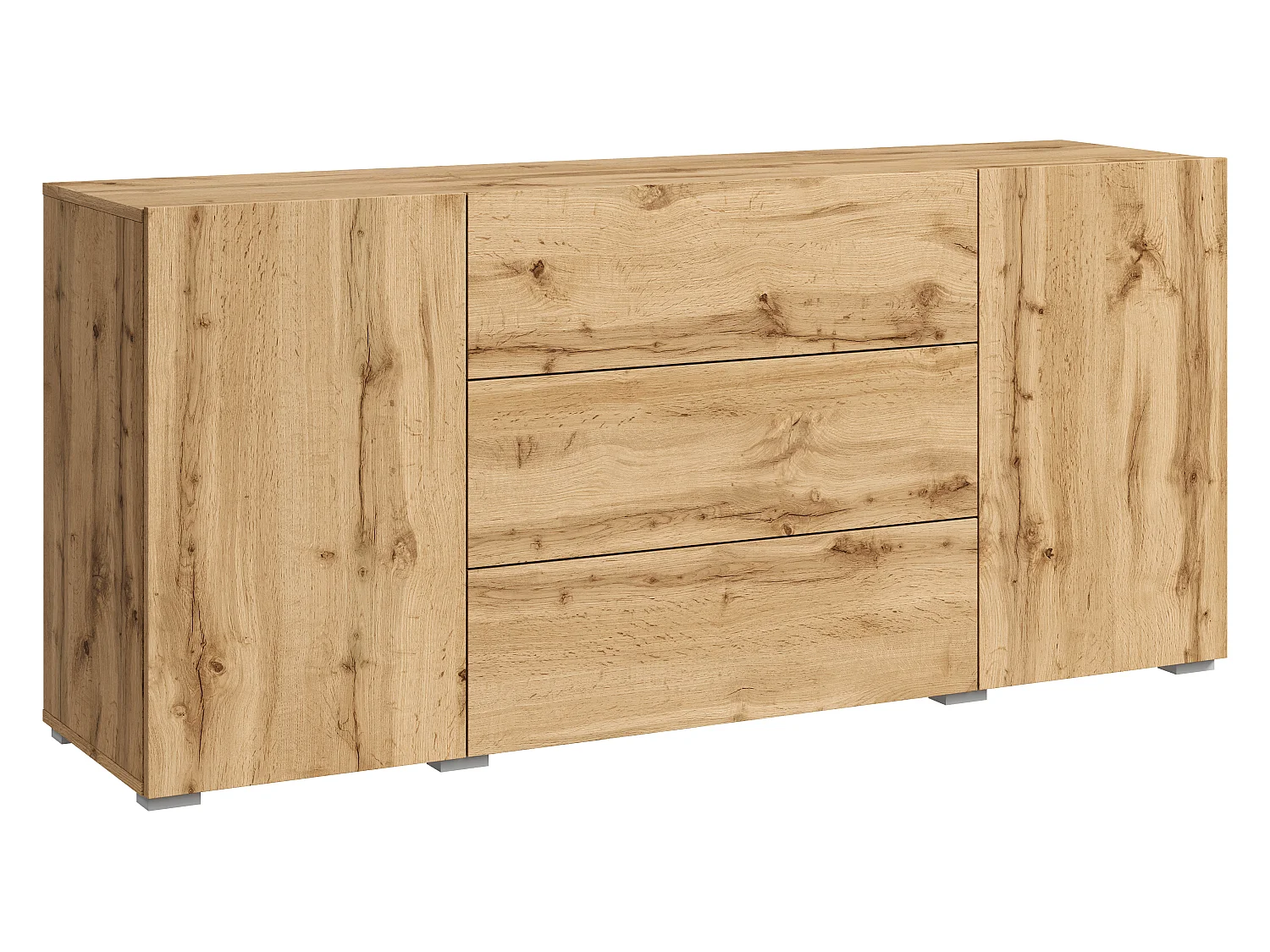 Dressoir BRELA 150 cm, kWotan eiken