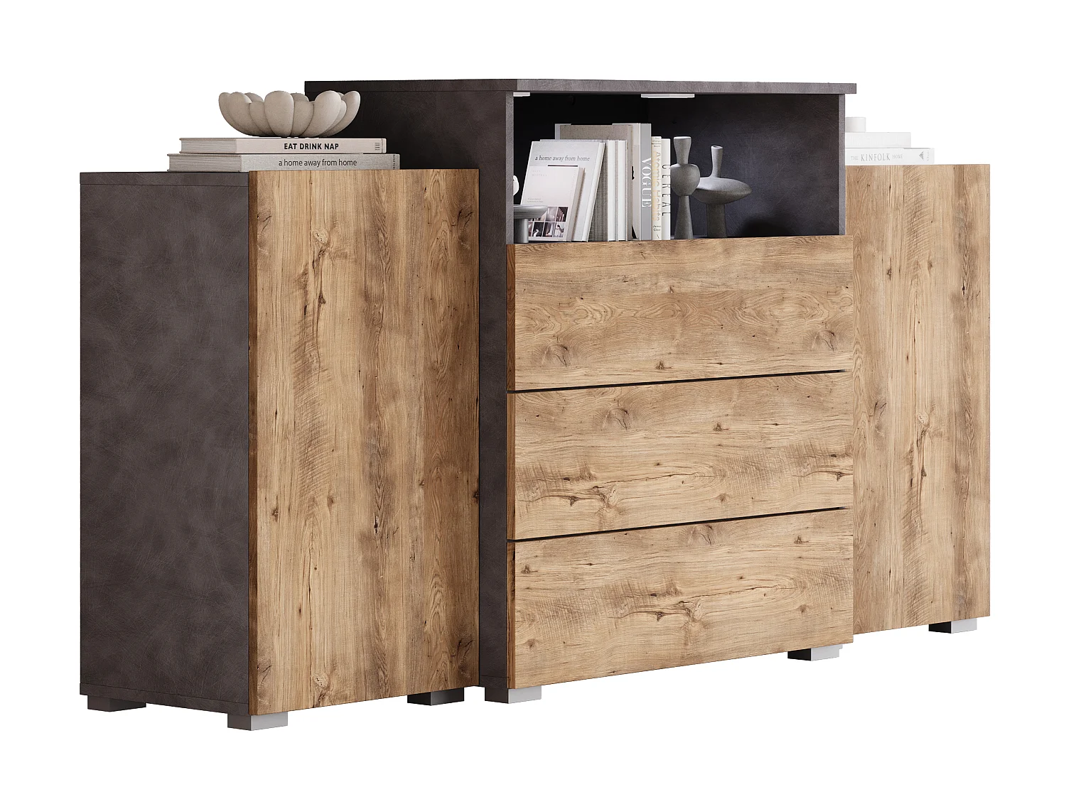 Commode KORFU 150 cm couleur Matera/châtaigne de Wrocław
