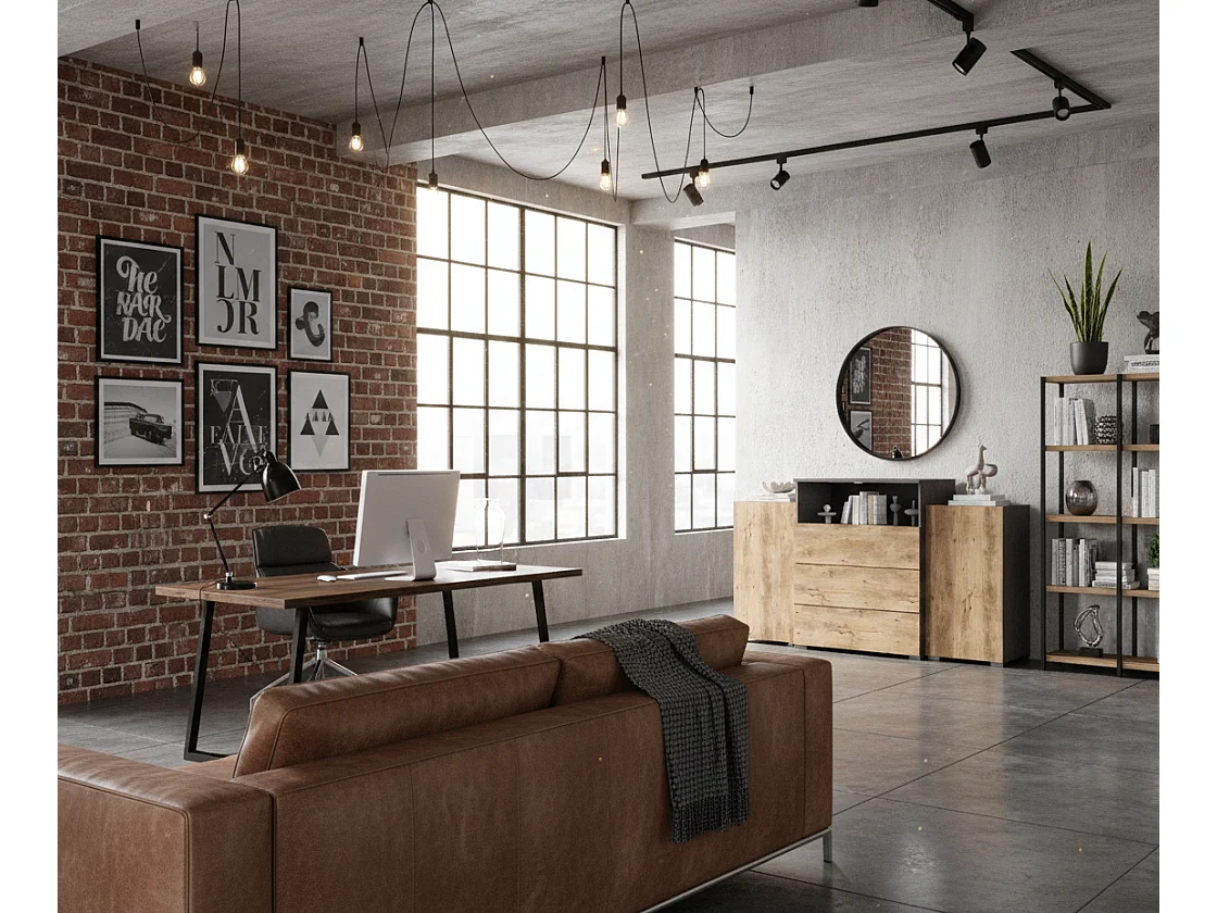 Commode KORFU 150 cm couleur Matera/châtaigne de Wrocław