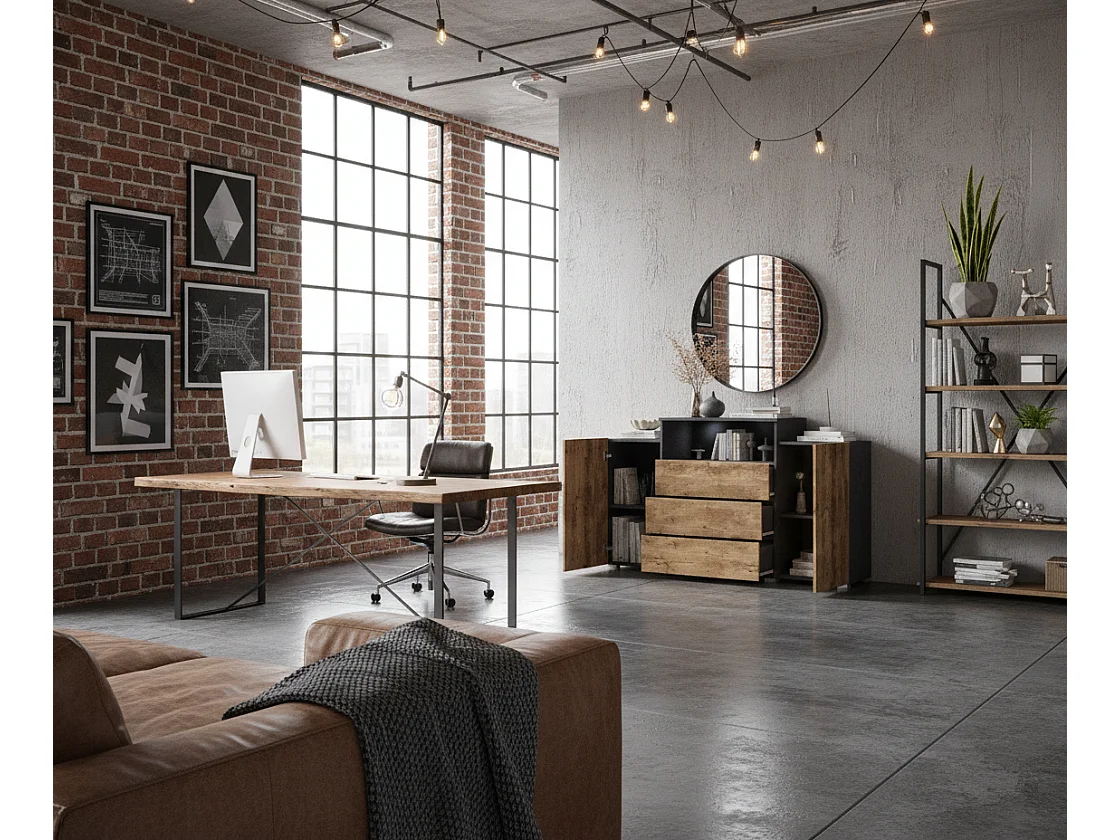 Commode KORFU 150 cm couleur Matera/châtaigne de Wrocław