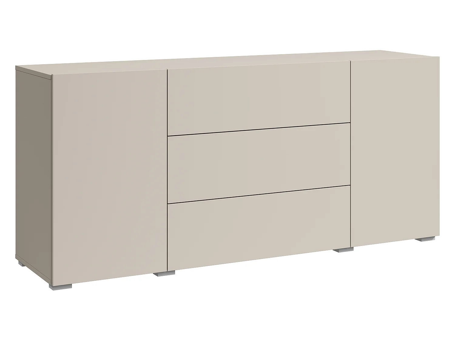Commode BRELA 150 cm, couleur beige cachemire