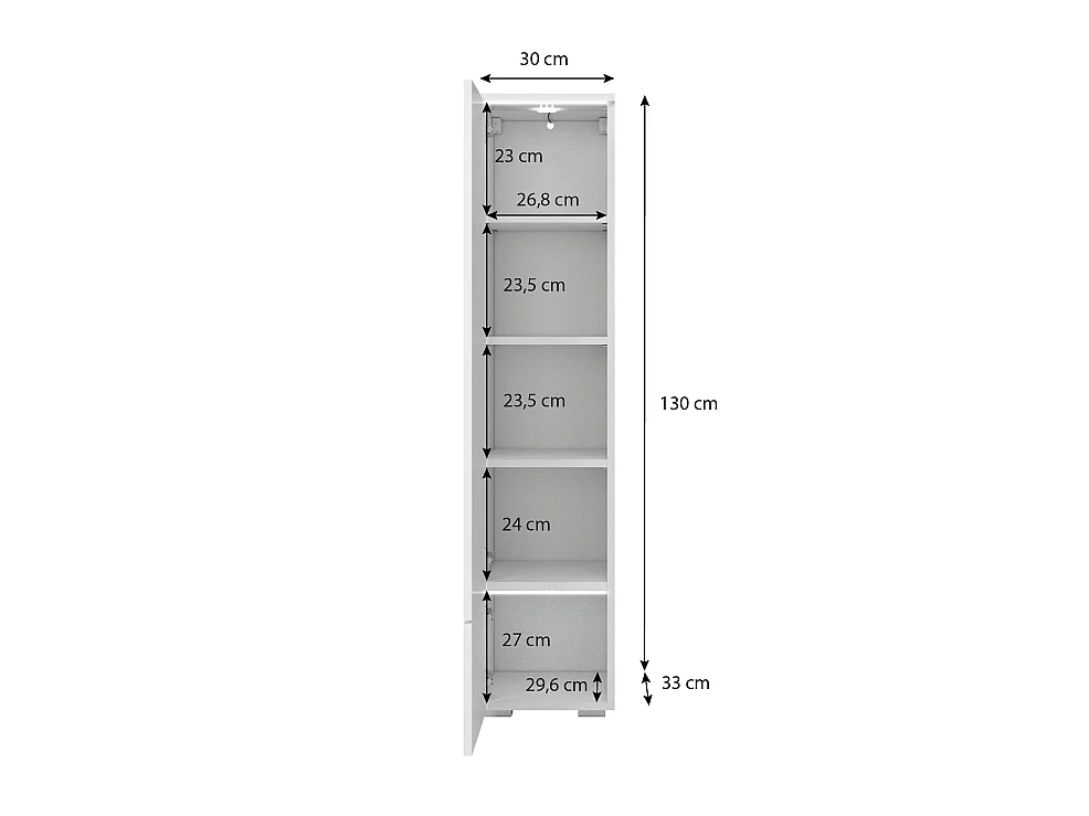 Pensile MINIO go for it VEVE 01 con illuminazione LED, bianco, 1 pezzo.
