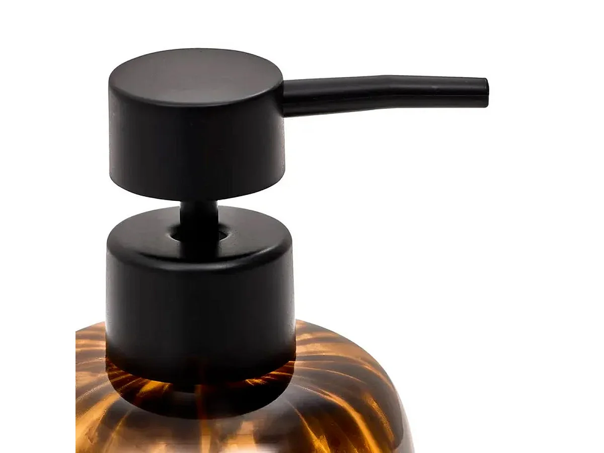 Distributeur de Savon en Verre "Dotty" 400ml Marron