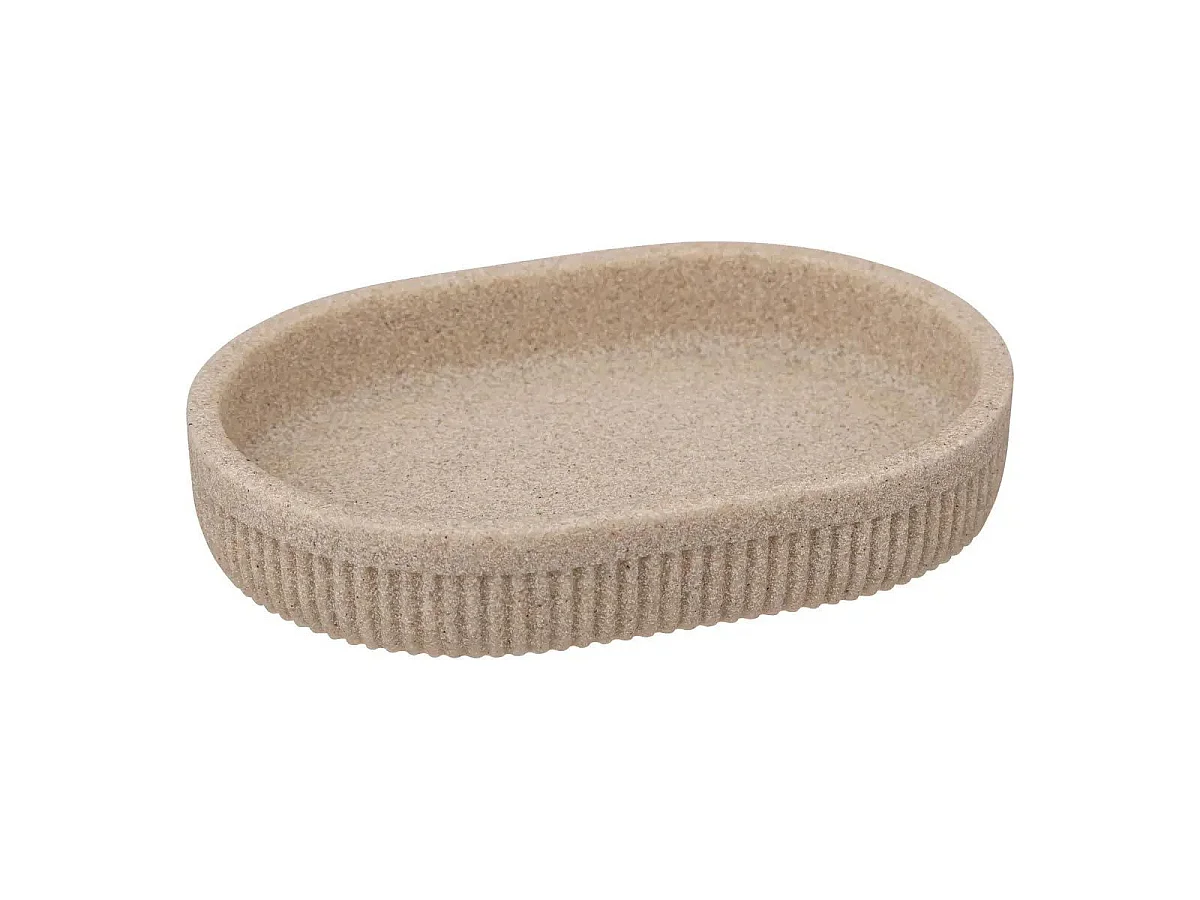Porte Savon Design "Onyx" 13cm Lin