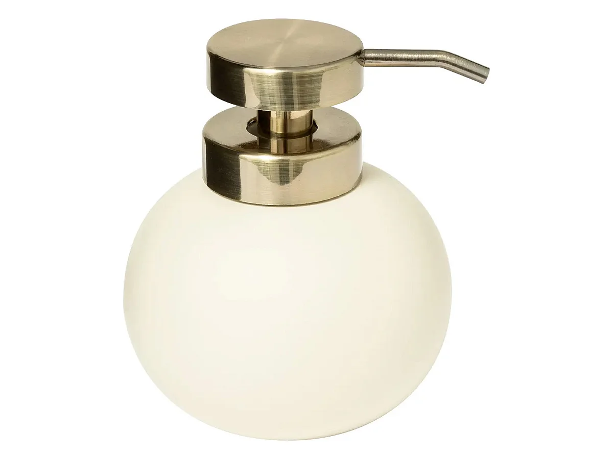 Distributeur de Savon "Duo" 12cm Ivoire