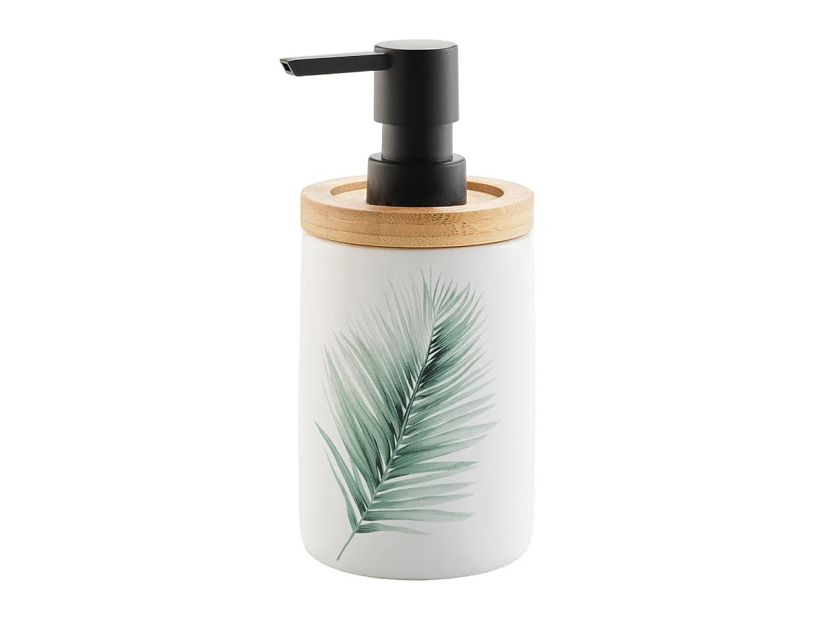 Distributeur de Savon "Havane" 17cm Blanc