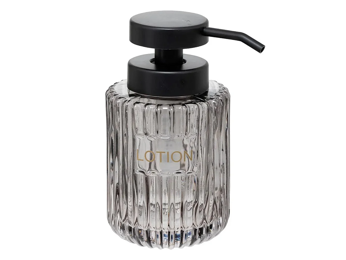 Distributeur de Savon en Verre "Glass" 14cm Gris