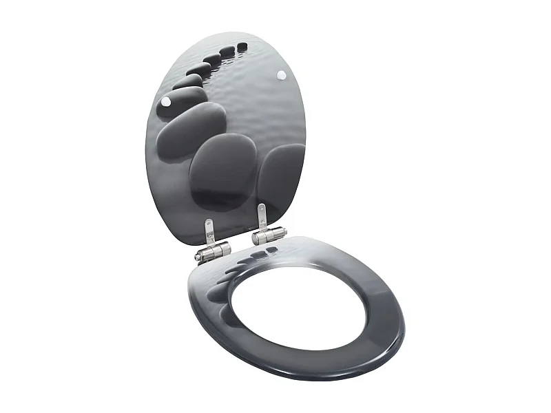 Copri sedile WC in MDF con chiusura ammortizzata pietre 02_0002898