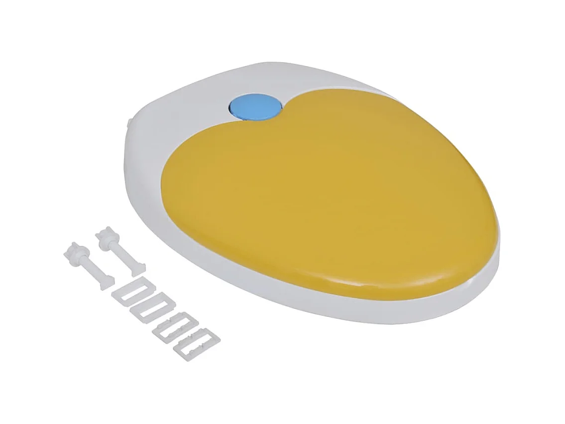 Abattant WC à fermeture blanche 48.5 x 36.5 x 36.5 cm 02_0002893