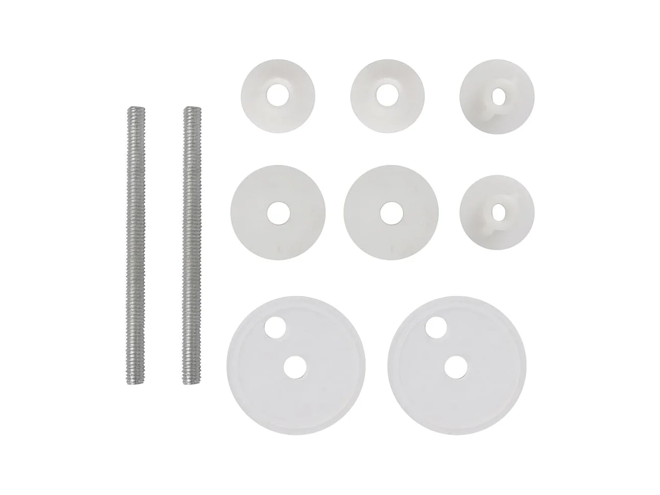 Lot de deux sièges effet bois 43.7 x 37.8 x 5 cm 02_0002954