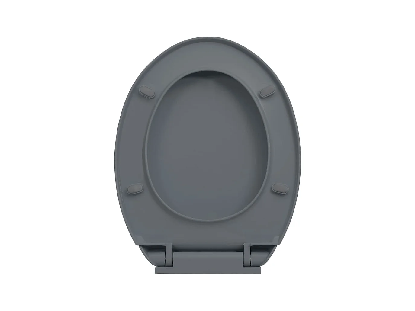 Siège de toilette abattant grise 46 x 34 x 5 cm 02_0002917