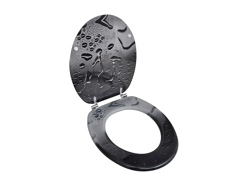 Sedile WC con coperchio sedile WC con cornice a goccia d'acqua 02_0002886