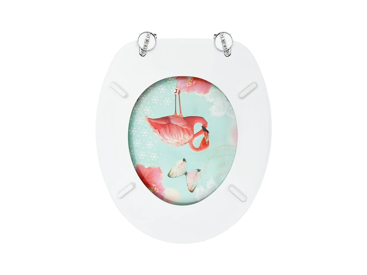 Tampa de sanita com tampa de MDF em desenho flamingo 02_0002927