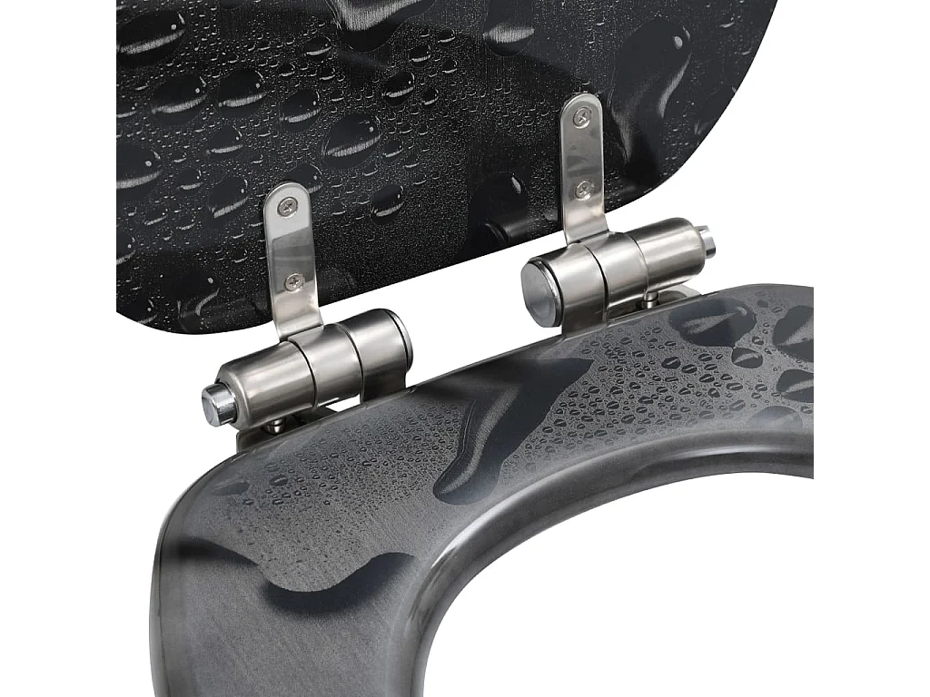 Siège de toilette abattant effet bois 42.5 x 35.8 x 5 cm 02_0002903