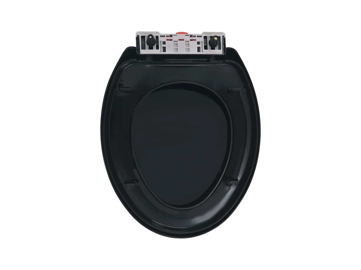 Abattant WC àfermeture en noire 45.5 x 37.5 x 5 cm 02_0002907