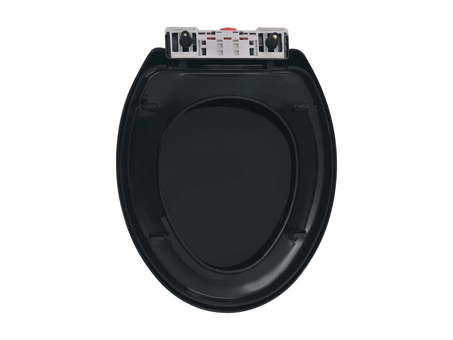 Abattant WC àfermeture en noire 45.5 x 37.5 x 5 cm 02_0002907