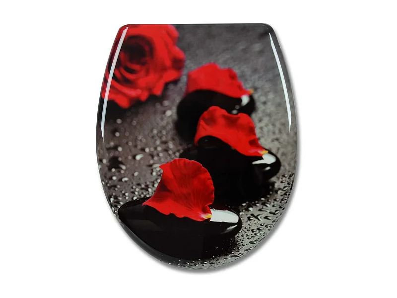 Sedile WC Sedile WC Premium Copri WC incernierato regolabile con chiusura ammortizzata per bagno di famiglia 19_0000691