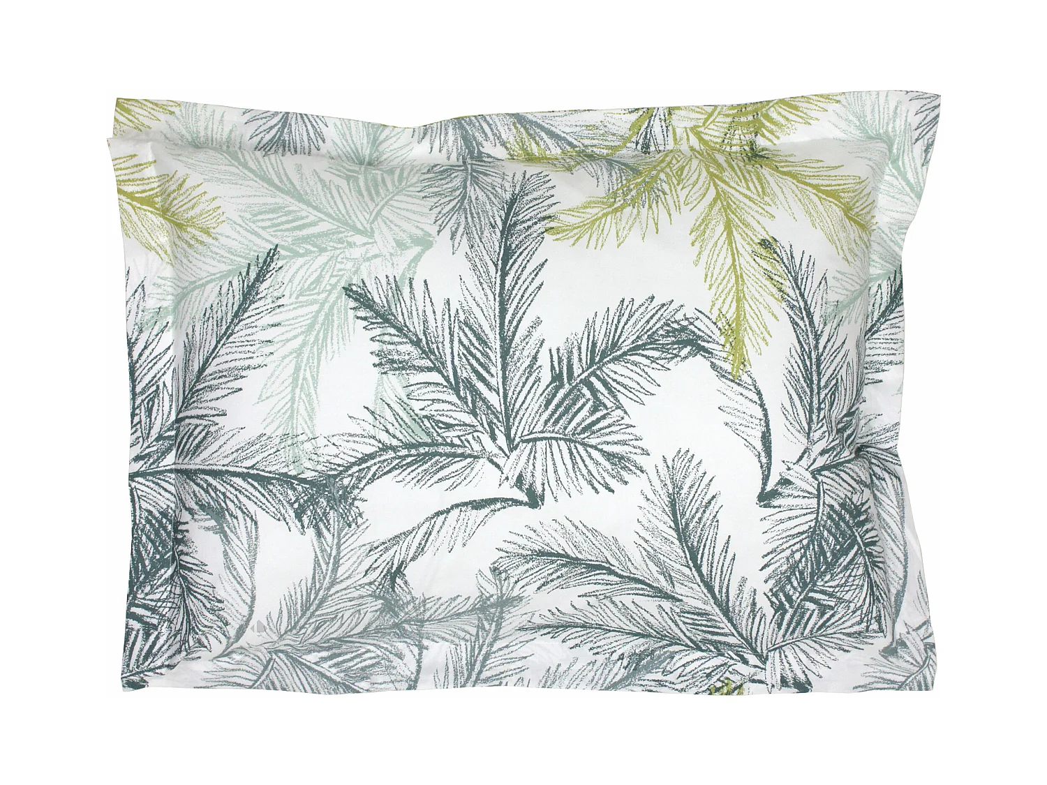 Taie d'oreiller 50x70 cm percale coton TRINIDAD mousson