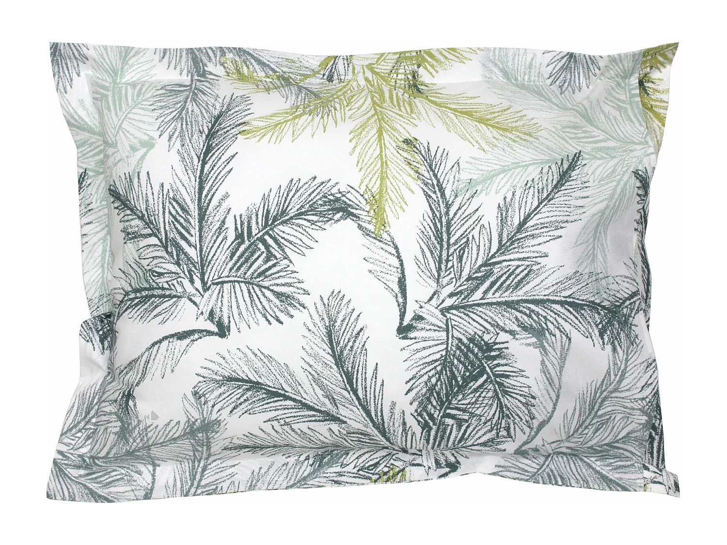 Taie d'oreiller 50x70 cm percale coton TRINIDAD mousson