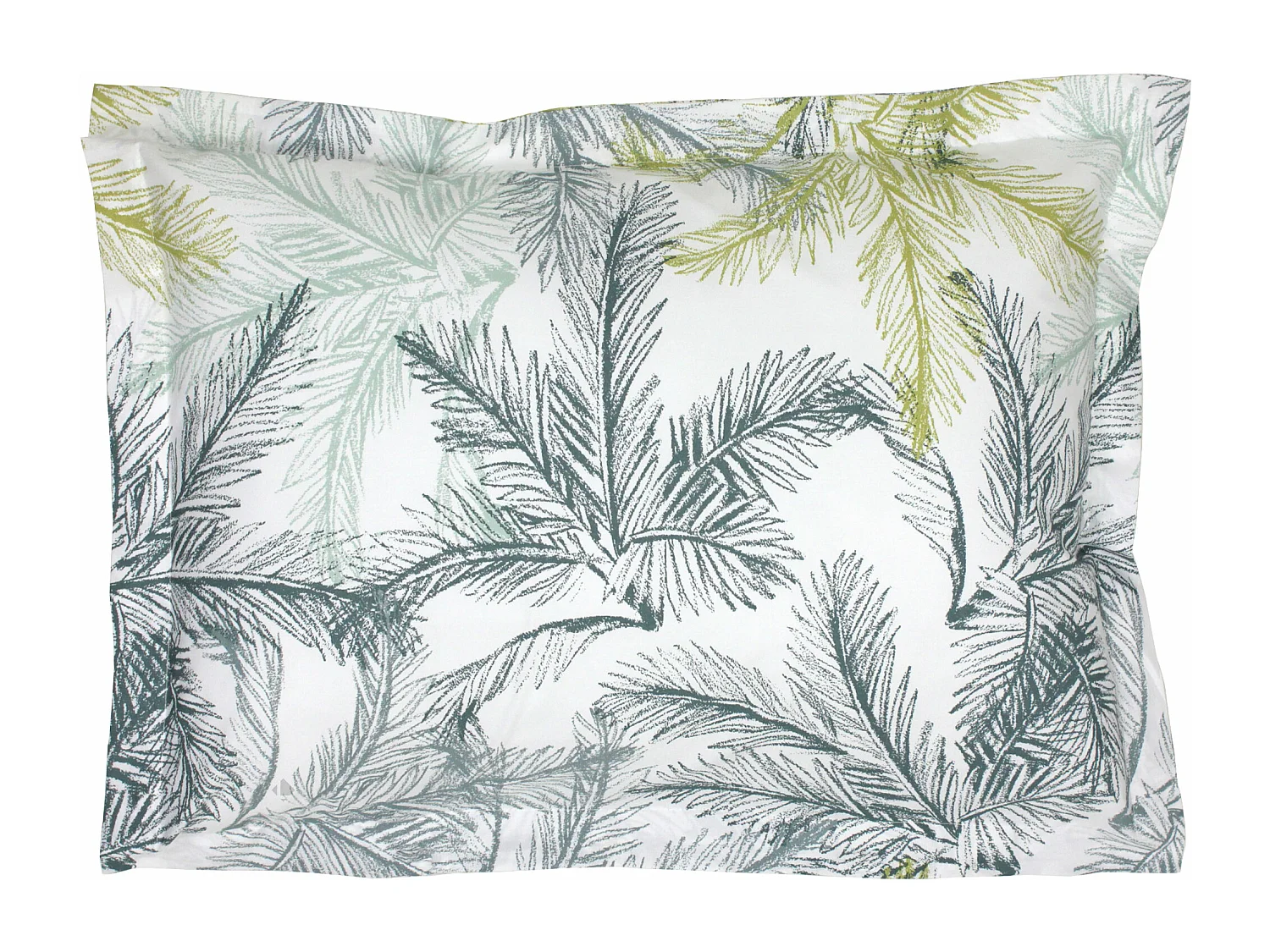Taie d'oreiller 50x70 cm percale coton TRINIDAD mousson