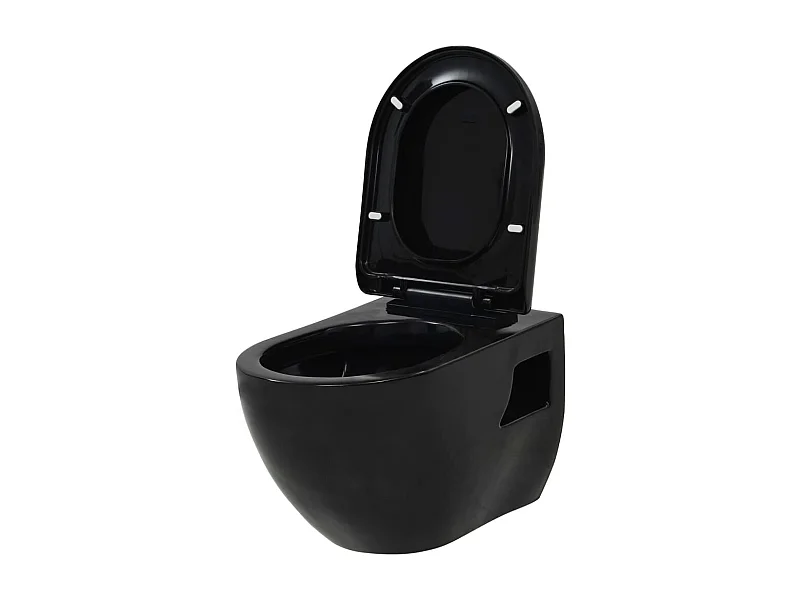 Wc suspendu céramique de noire 36 x 50 x 41.5 cm 02_0003572