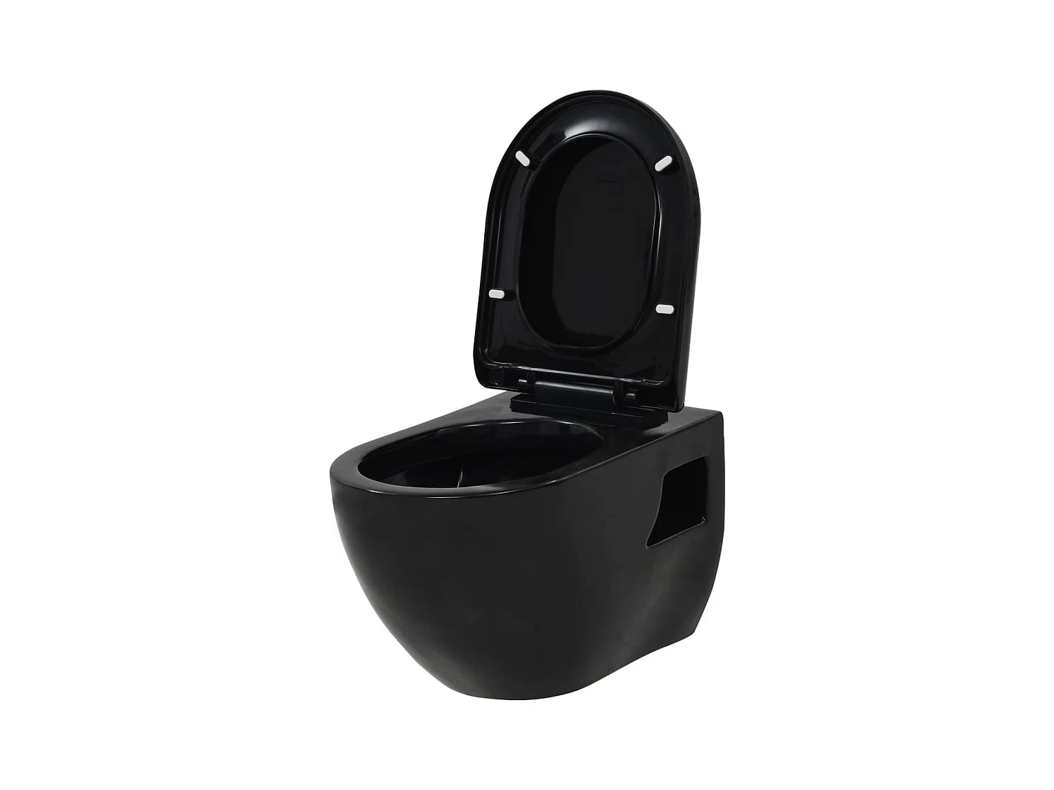 Wc suspendu céramique de noire 36 x 50 x 41.5 cm 02_0003572