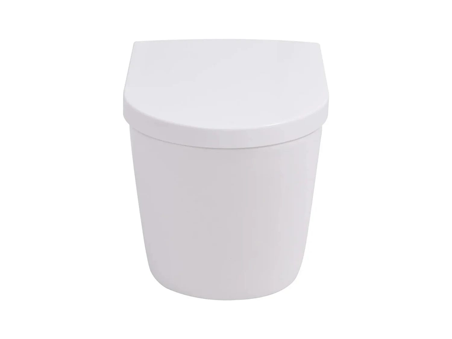 Toilette murale cuvette WC blanche 56 x 36 x 34 cm 02_0003571