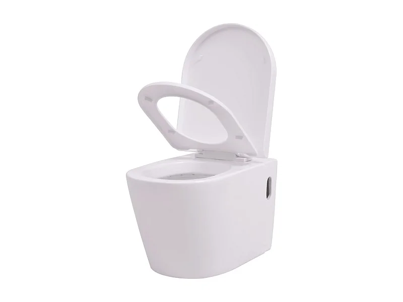 Toilette murale cuvette WC blanche 56 x 36 x 34 cm 02_0003571