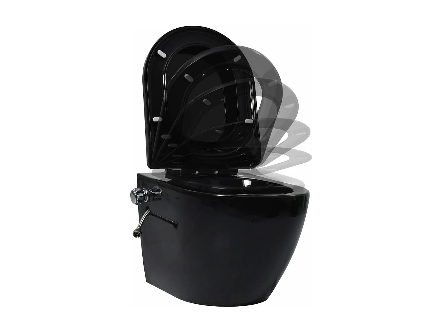 Toilette murale sans bord noire 36.5 x 48 x 41.5 cm 02_0003575