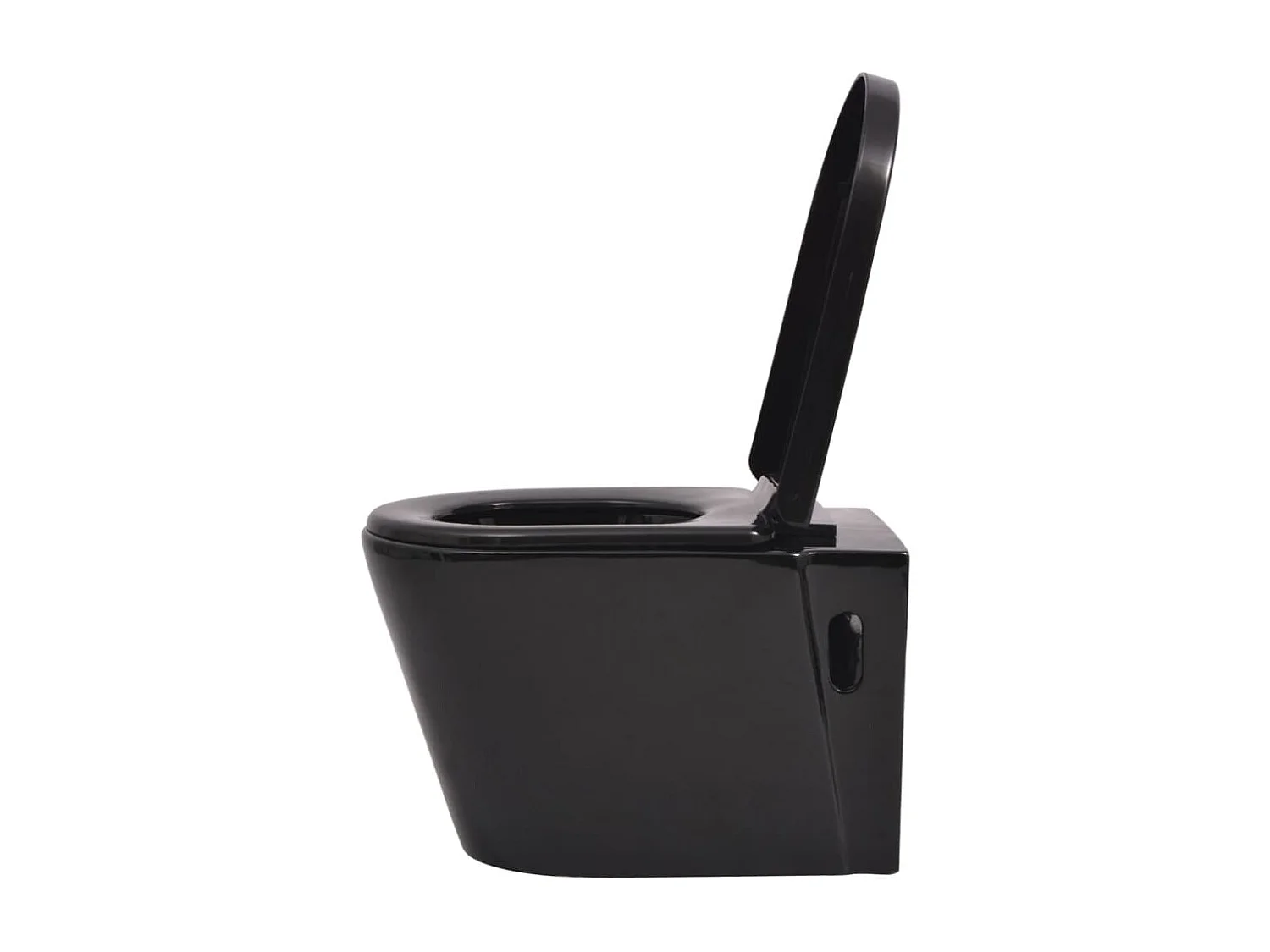 Toilette suspendue murale réservoir noire 56 x 36 x 34 cm 02_0003579