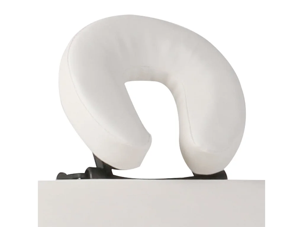 Table pliable de massage blanche 186 x 68 x 59 cm 02_0001877